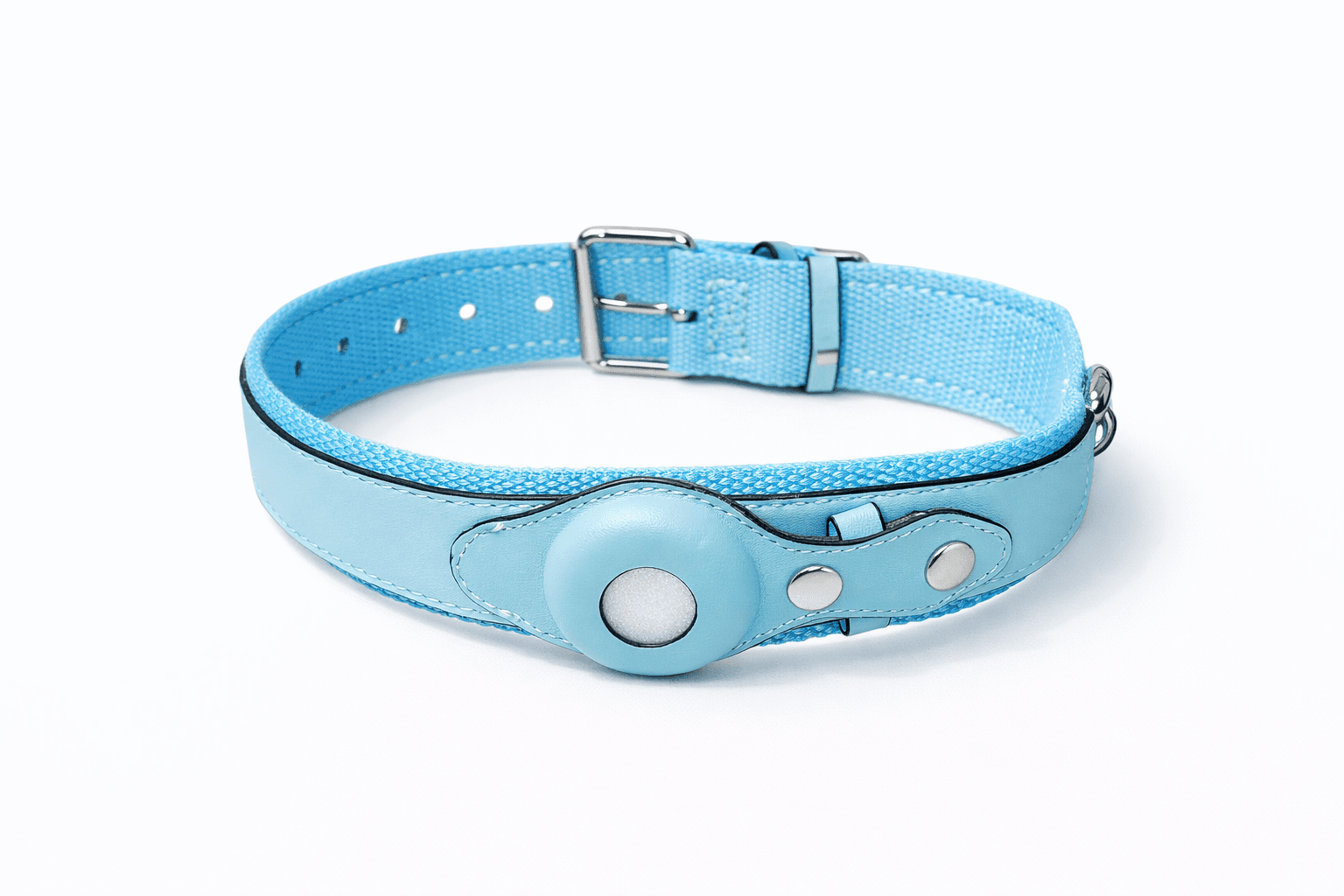 Never Lose Your Dog Again -Smart Airtag Collar Built for Safety (Ultra Leather)